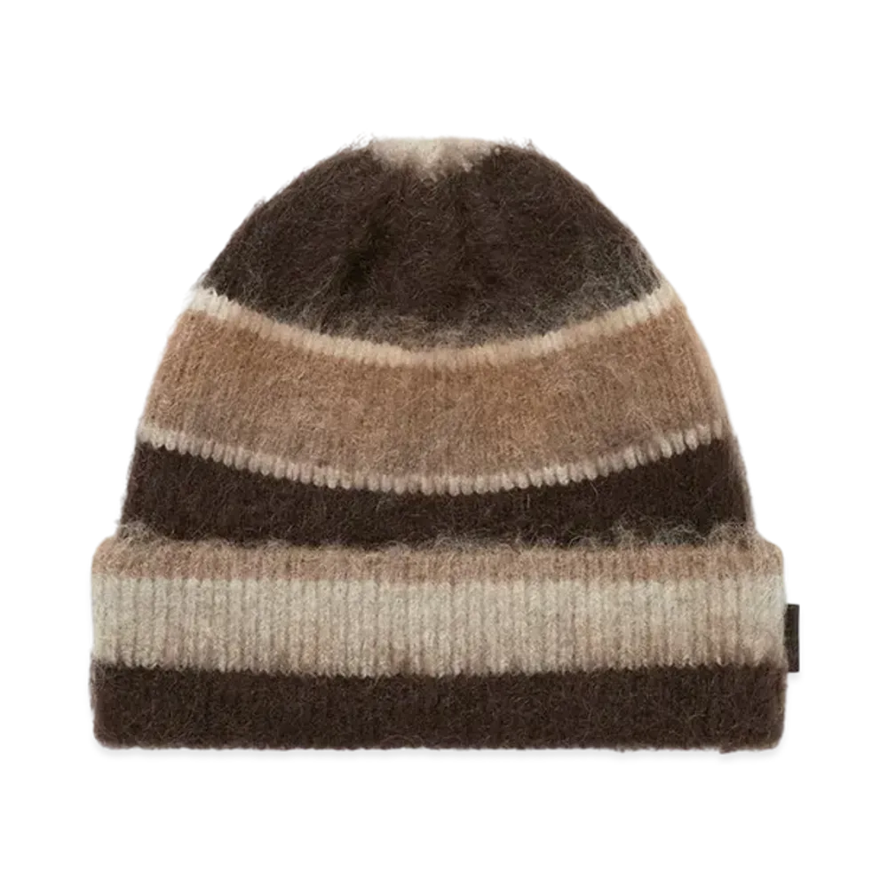 thisisneverthat Striped Mohair Beanie "Brown"