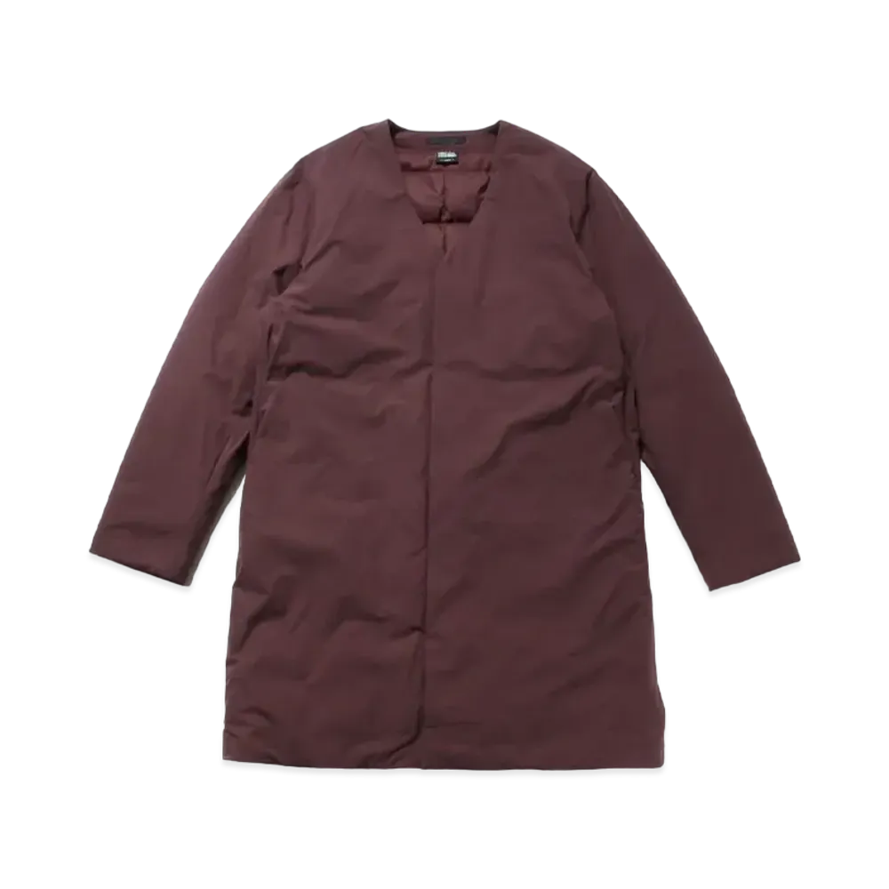 FIRST DOWN INNER DOWN V-NECK LONG "Bitter Brown"