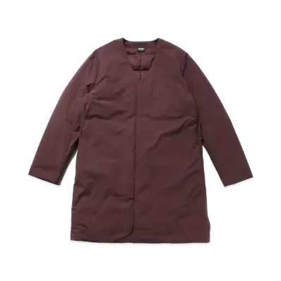 FIRST DOWN INNER DOWN V-NECK LONG "Bitter Brown"