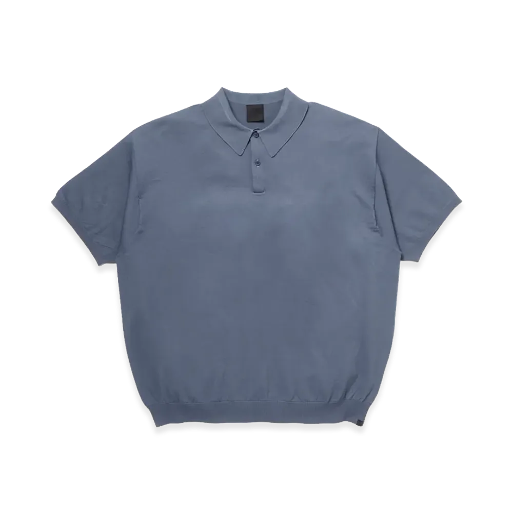 DAIWA PIER39 Tech Knit Polo S/S "Smoke Blue"