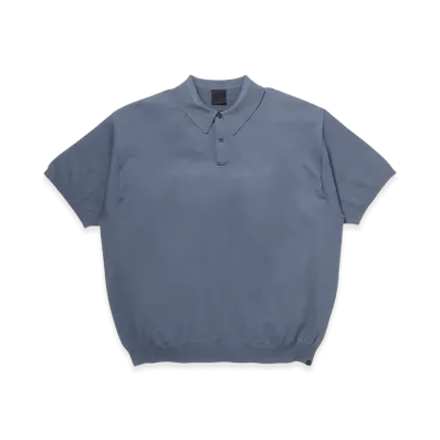 DAIWA PIER39 Tech Knit Polo S/S "Smoke Blue"