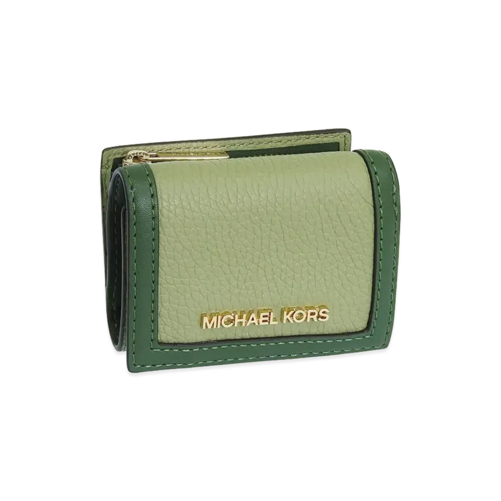 MICHAEL KORS Women's Trifold Wallet "Green"
