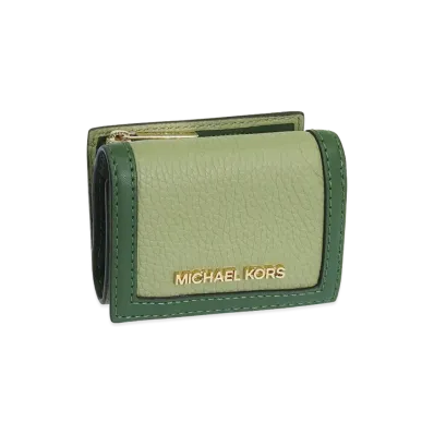 MICHAEL KORS Women's Trifold Wallet "Green"
