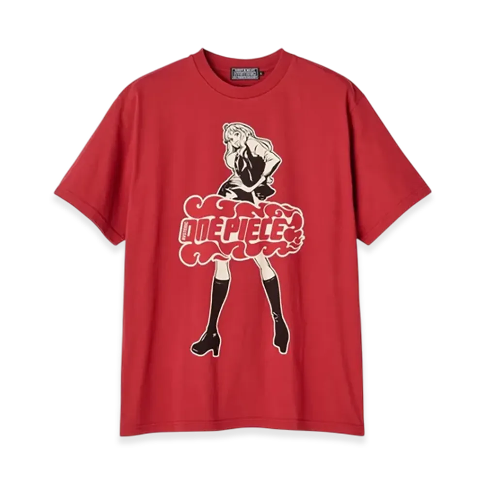 HYSTERIC GLAMOUR x ONE PIECE Nami T-Shirt "Red"