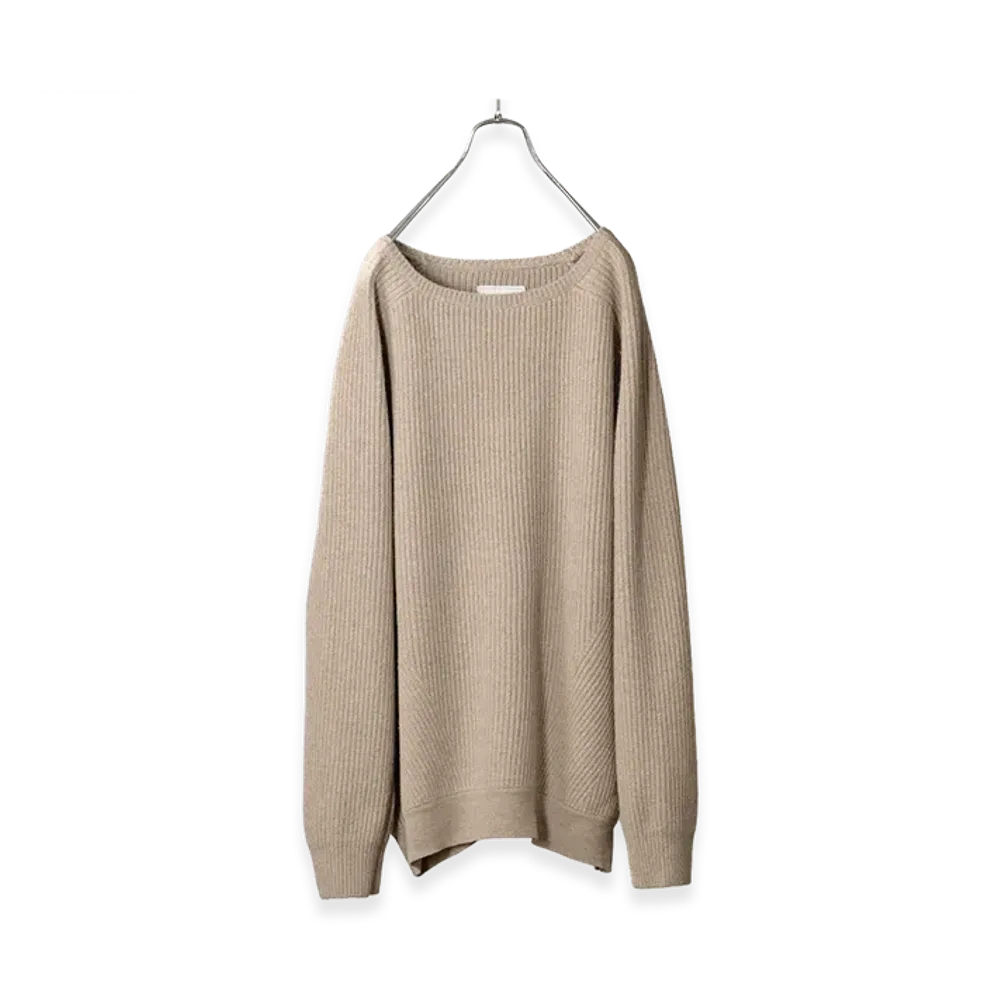 ANCELLM Tuck In Knit "Beige"