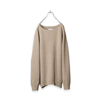 ANCELLM Tuck In Knit "Beige"
