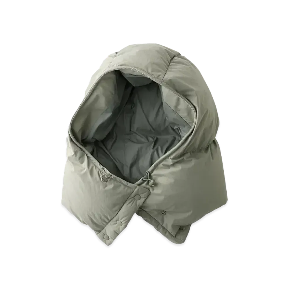 Uniqlo C Nylon Hooded Neck Warmer "Khaki"
