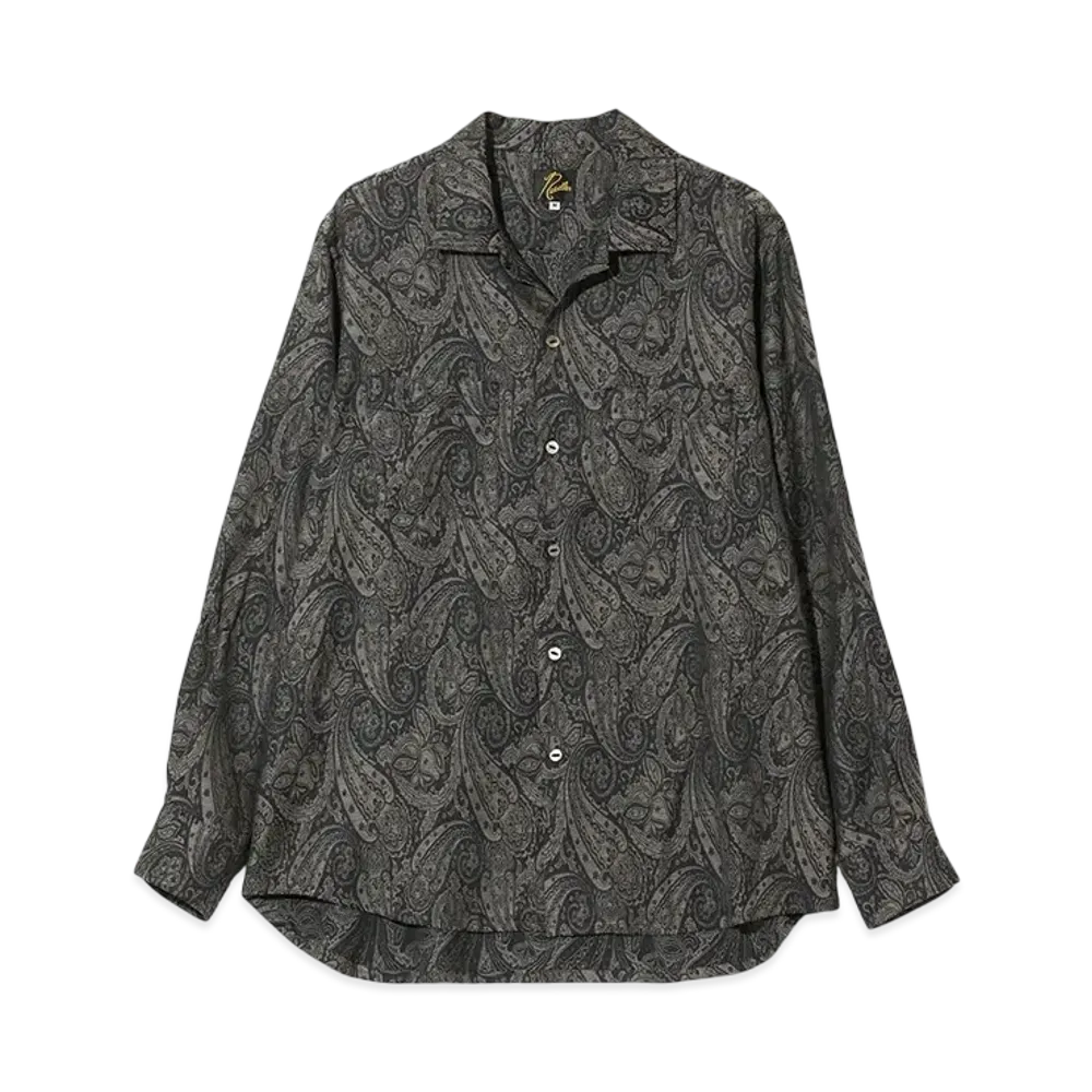 NEEDLES One-Up Shirt - PE/C Jacquard Cloth "Gray"