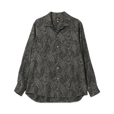 NEEDLES One-Up Shirt - PE/C Jacquard Cloth "Gray"