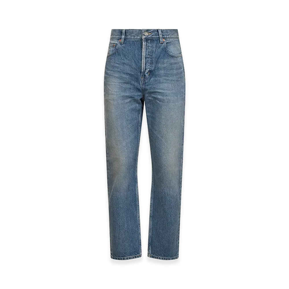 Saint Laurent Women's Ankle 90S Slim "Blue"
