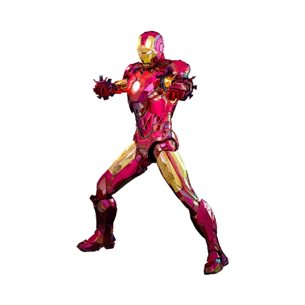 Hot Toys "Movie Masterpiece Diecast" -Iron Man 2- 1/6 Scale Fully Poseable Figure: Iron Man Mark 4 (Fractal Armor)