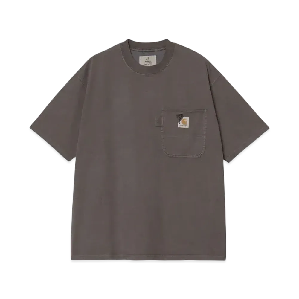 Carhartt WIP x INVINCIBLE with Shinsuke Nakada S/S Pigment Dyed T-Shirt "Soot Pigment"
