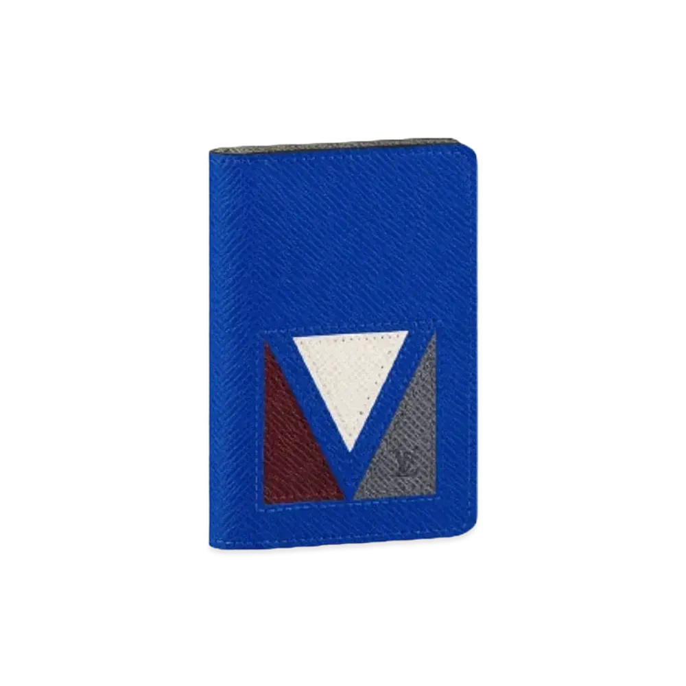 Louis Vuitton Pocket Organizer Taiga "Blue"