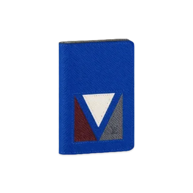 Louis Vuitton Pocket Organizer Taiga "Blue"