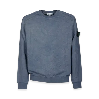 Stone Island 62290 Dust Colour Treatment Crewneck Sweatshirt - 21SS "Blue"