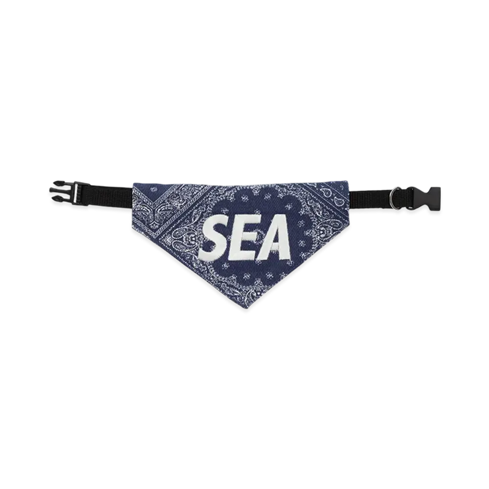 WIND AND SEA DOG BANDANA "Navy"