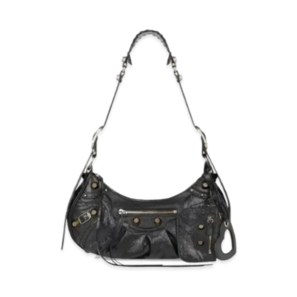 BALENCIAGA Le Cagole Small Shoulder Bag "Black"