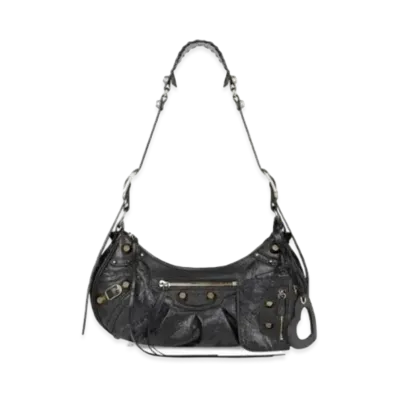 BALENCIAGA Le Cagole Small Shoulder Bag "Black"