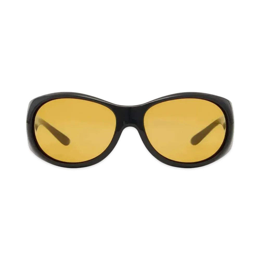 Courreges Hybrid 01 Sunglasses "Black/Yellow"