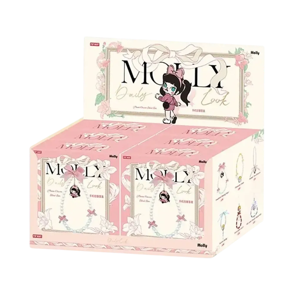 POP MART MOLLY Daily Look Series Phone Charm [Assortment Box]