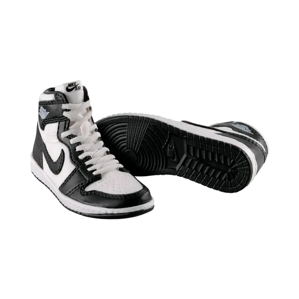 BANDAI NIKE Air Jordan 1 High 85 MINIATURE COLLECTION White/Black (White/Black)