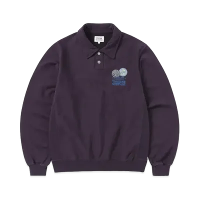 thisisneverthat TNT Felix Collar Sweatshirt "Maroon"