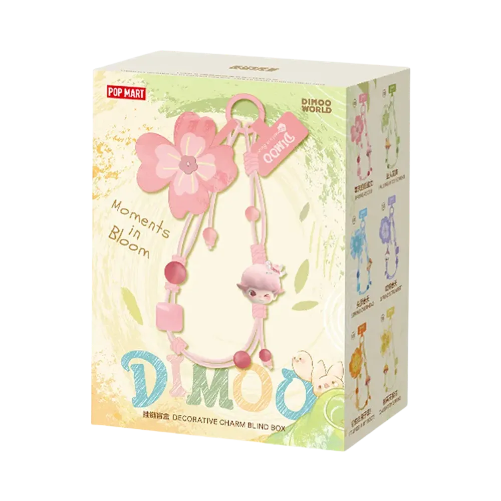 POP MART DIMOO Moments in Bloom Series-Decorative Charm Blind Box [Piece]