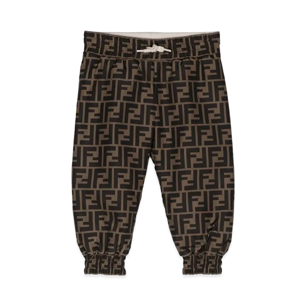 FENDI Kids Trousers "Brown"