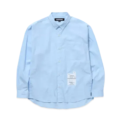 NEIGHBORHOOD Plain Shirt LS "Saxe"