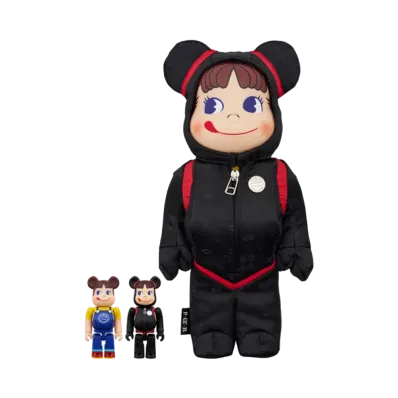 MEDICOM TOY "BEARBRICK" -FUJIYA x POTR- POTR Peko-chan 100% & 400%
