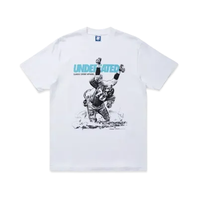 UNDEFEATED RIGER SHUTDOWN S/S TEE - 80264 "White"