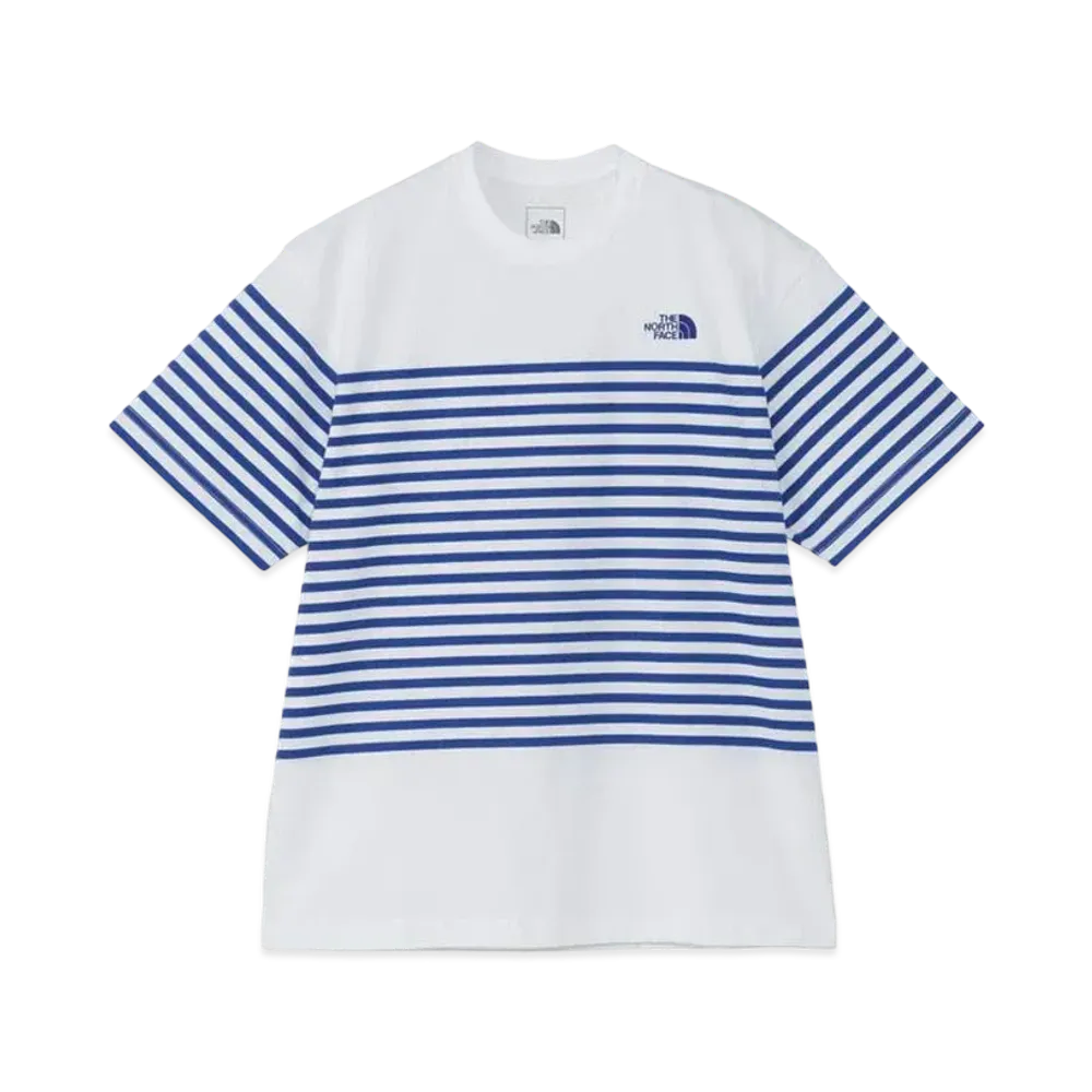 The North Face Short Sleeve Panel Border Tee "White"