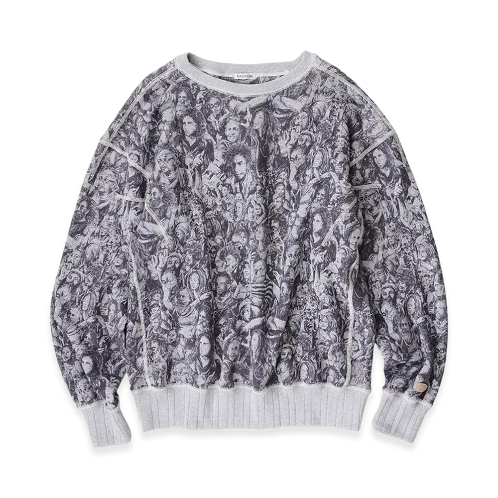 NICENESS Diltz Sweatshirt Pullover - Woodstock Cotton "Heather Gray"