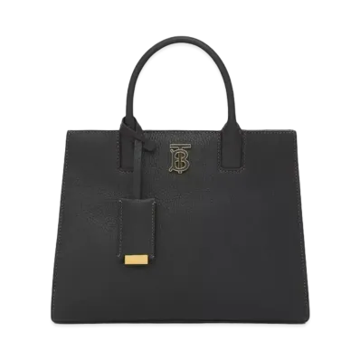 Burberry Grainy Leather Mini Frances Bag "Black"