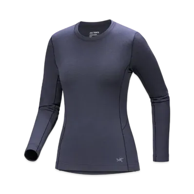 ARC'TERYX Women's Satro Merino Wool Crew "Black Sapphire"