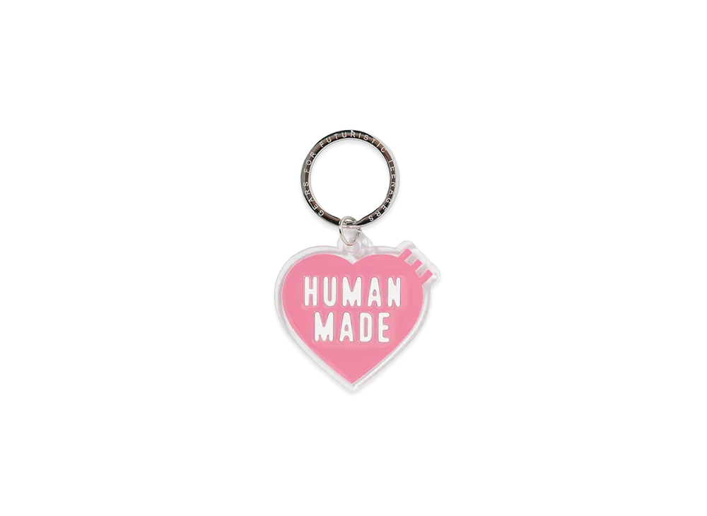 HUMAN MADE Heart Keyring "Pink"