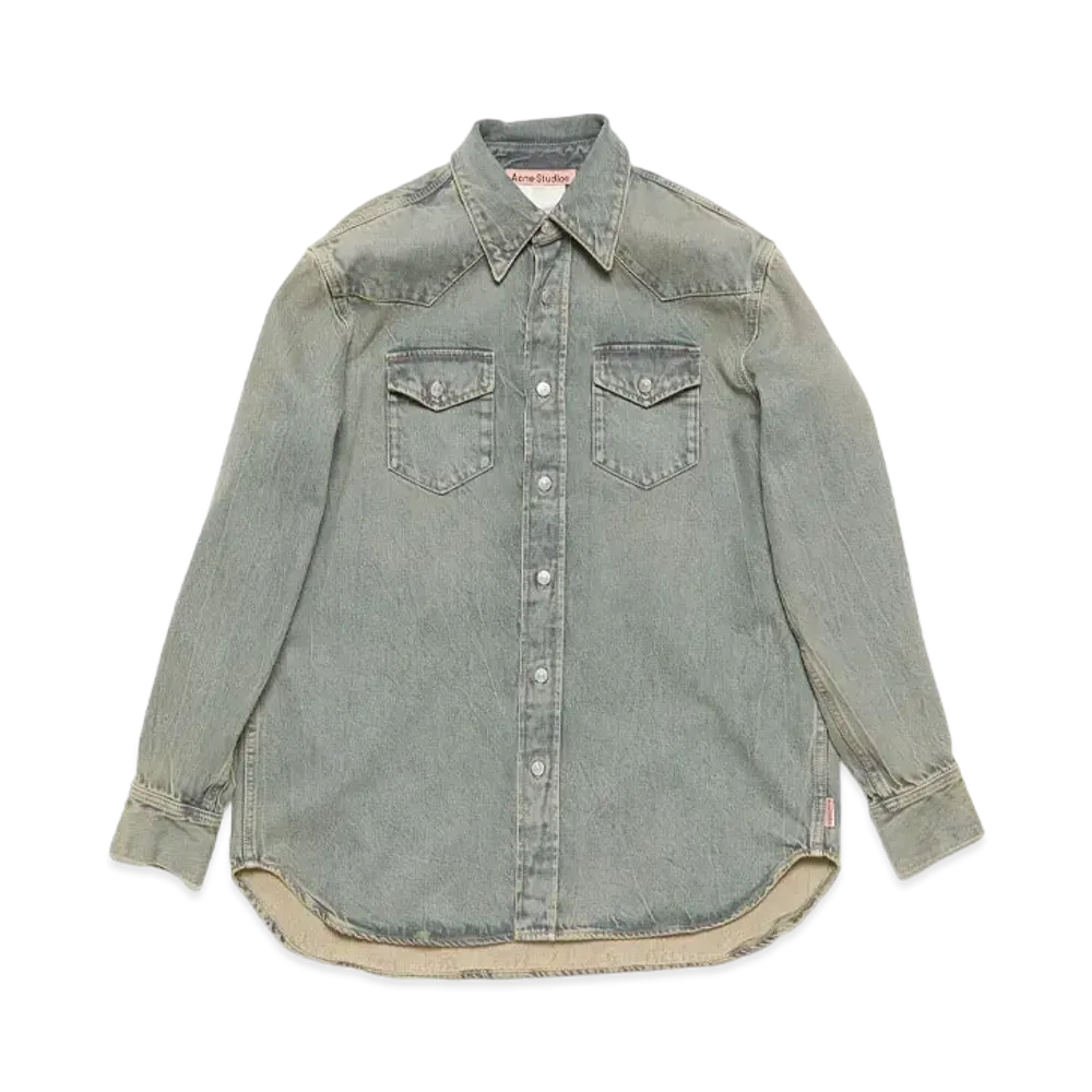 Acne Studios Denim Shirt - Relaxed Fit "Blue/Beige"