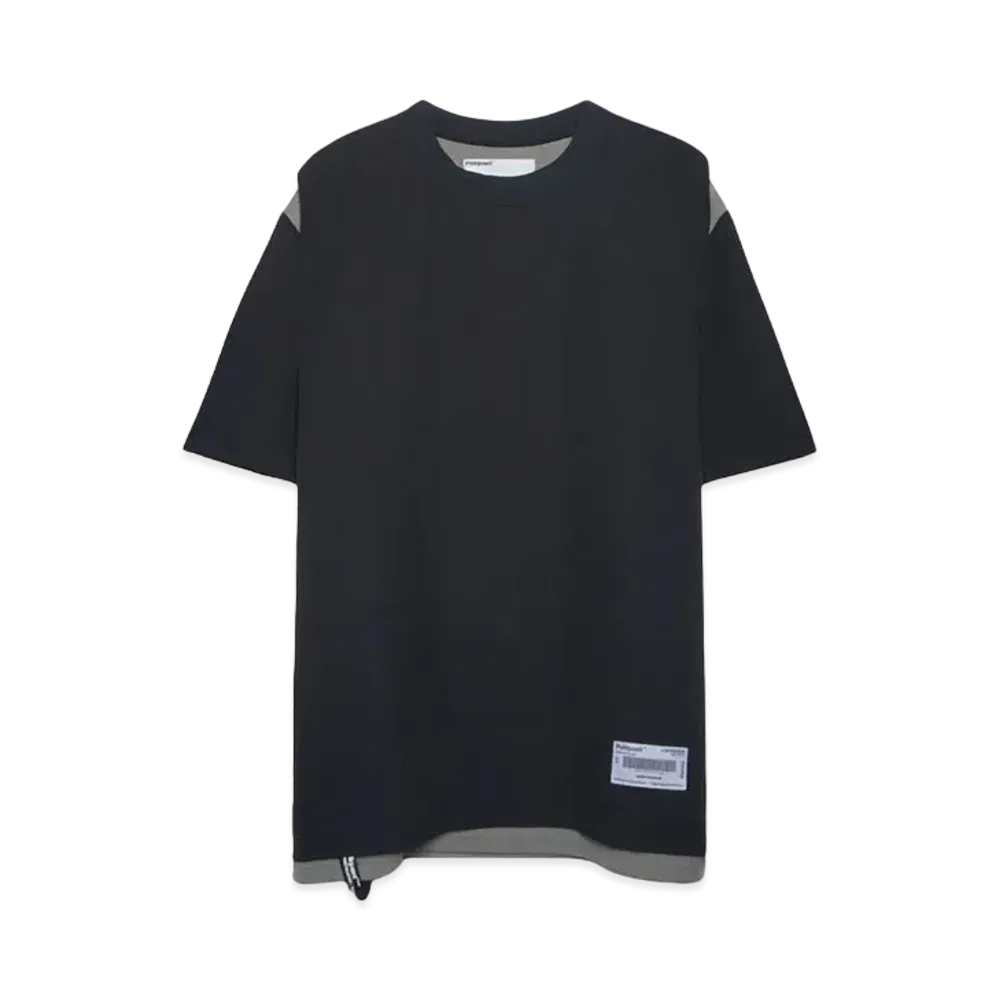 Poliquant THE FUNCTIONAL LAYERED S/S TEE WITH BREATHABLE "BLACK"