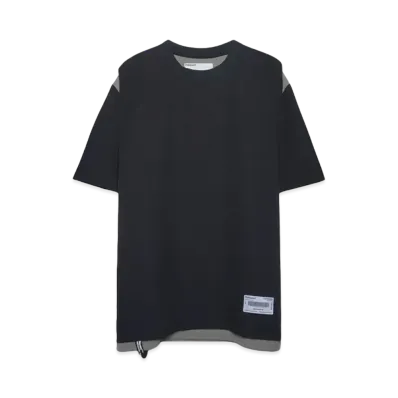 Poliquant THE FUNCTIONAL LAYERED S/S TEE WITH BREATHABLE "BLACK"