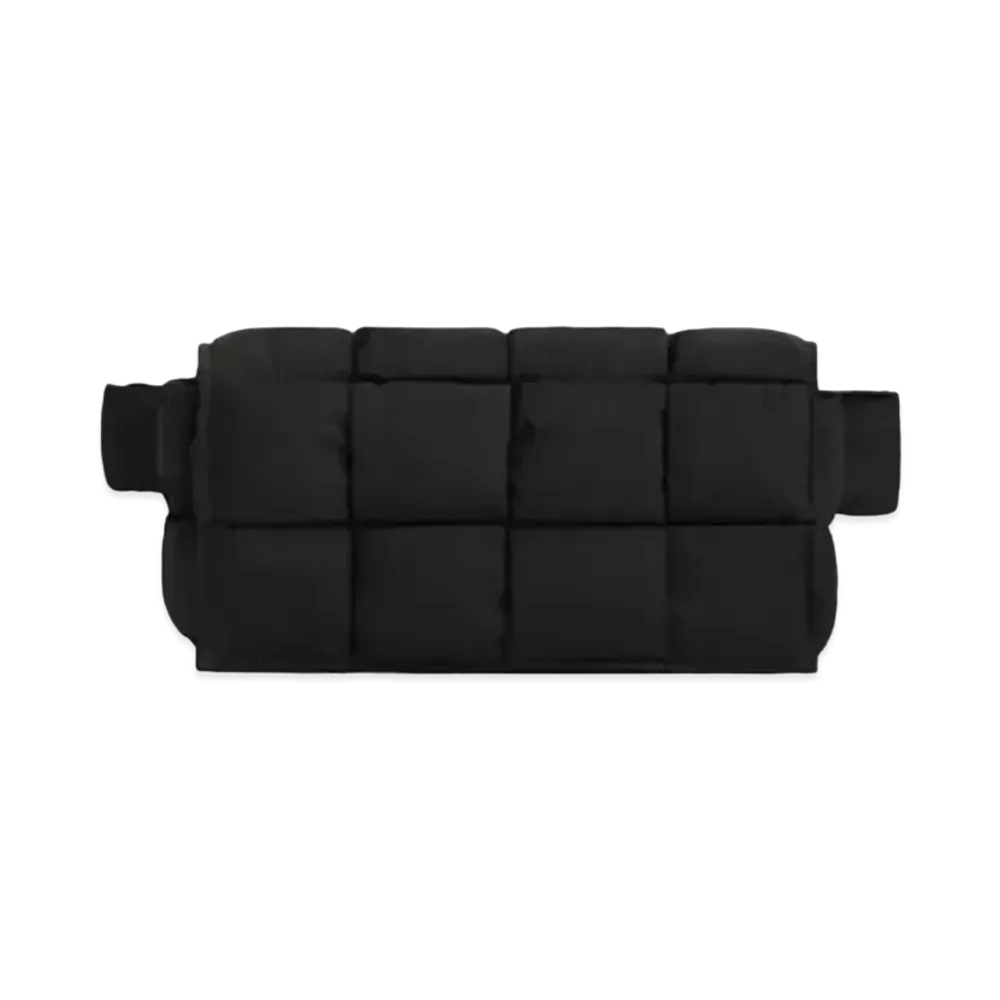 Bottega Veneta Intrecciato Bicolor Belt Bag "Black"