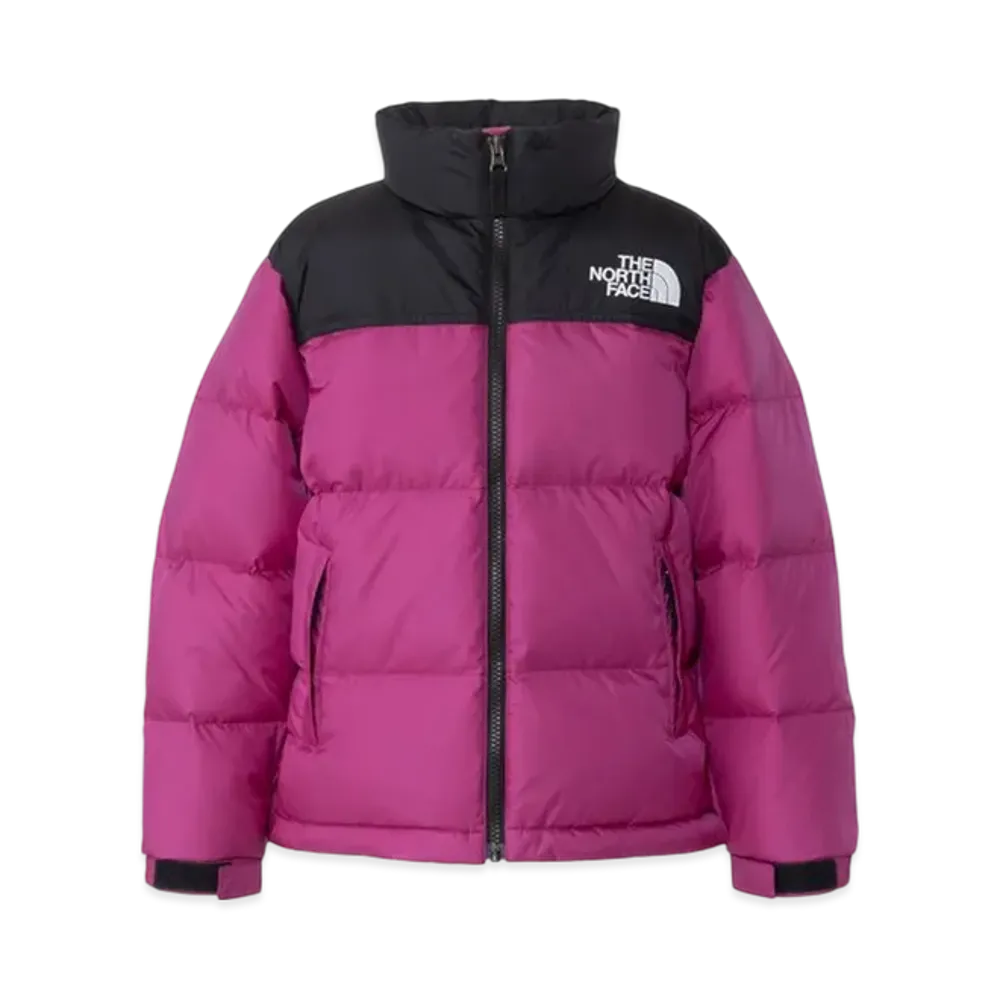 The North Face Kids Nuptse Jacket "Black/Roxbury Pink"