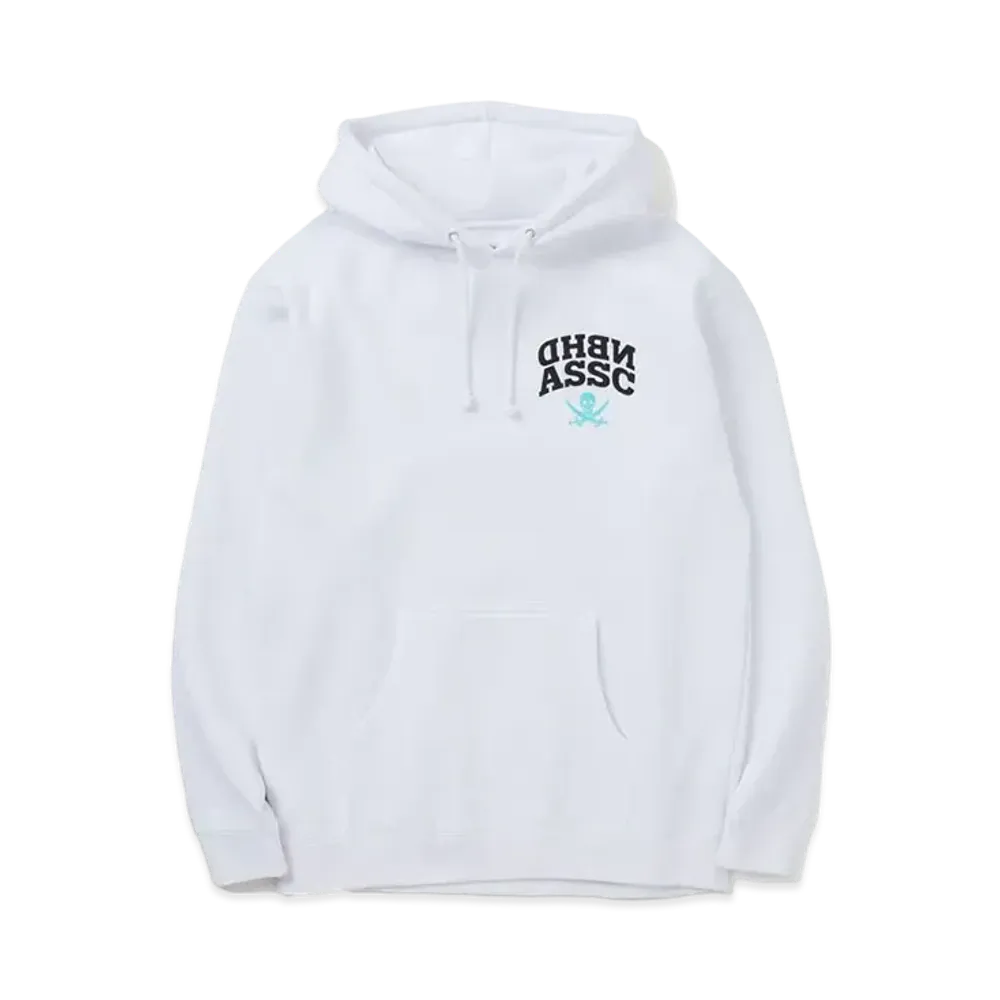 NEIGHBORHOOD NH x ASSC . Sweat Parka LS-2 "White/Blue"
