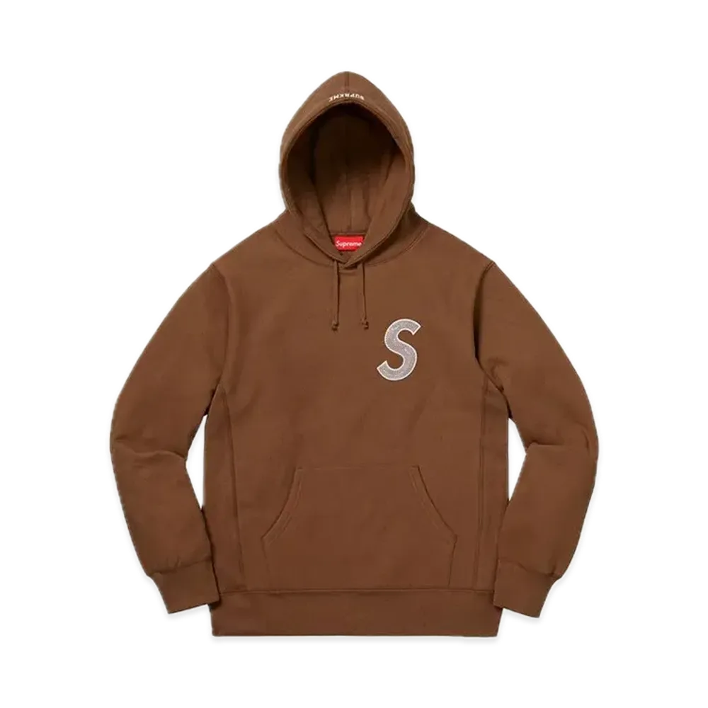 シュプリーム S ロゴ フーデッド スウェットシャツ "ブラウン" (18FW)