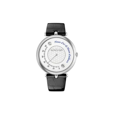 Van Cleef & Arpels Pierre Arpels Heure d'Ici & Heure d'Ailleurs watch "18K White gold/Diamond"