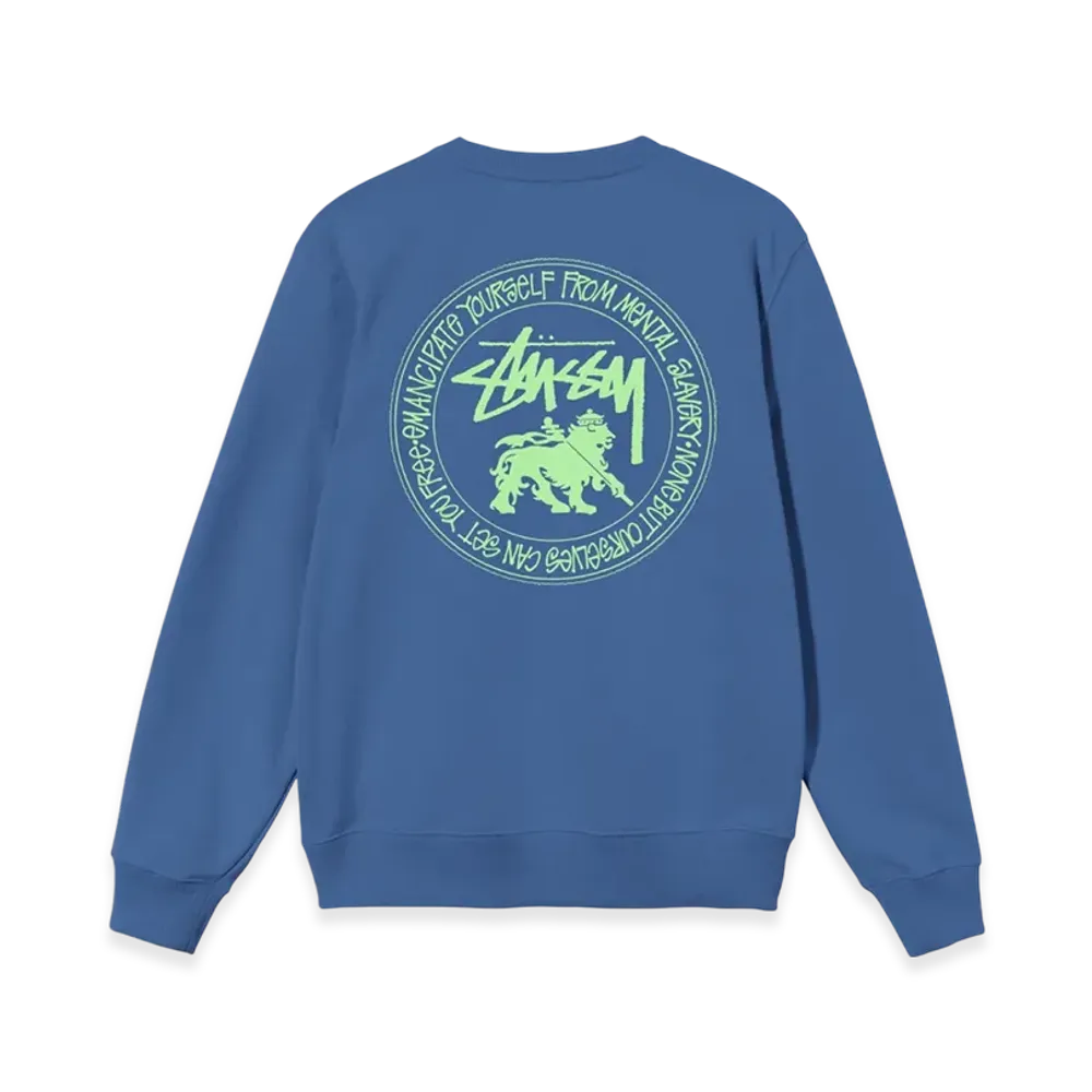 Stussy Lion Dot Crew "Midnight"