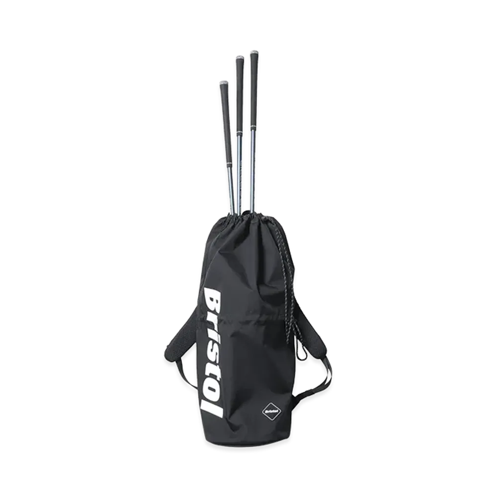 F.C.Real Bristol Cordura Ripstop Golf Club Sack "Black"