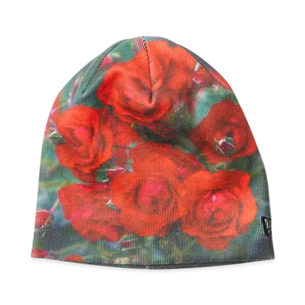 NEW ERA Basic Beanie Print Rose "Multi"