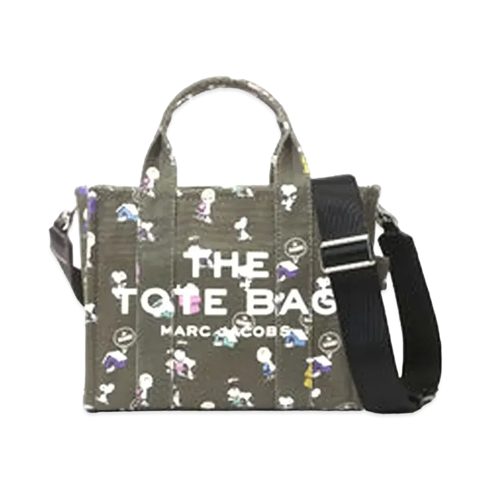 Marc Jacobs Peanuts X Marc Jacobs The Mini Tote Bag "Dark Green Multi"