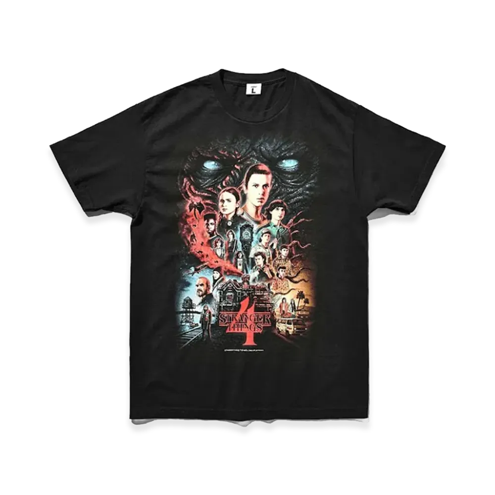 weber x Stranger Things T Shirt with Special Box (Season 4) "Black"