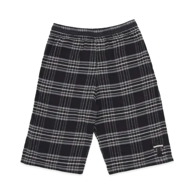 Chrome Hearts After School Flannel Shorts "Grey/Black"